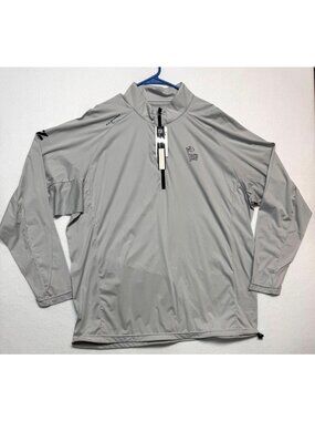 Sun Mountain Valero Texas Open Wind Wear Mens Gray Quarter-Zip Pullover 3XL